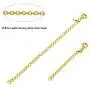 2 Pieces 925 Sterling Silver 2.5mm Necklace Extender Chain Bracelet Anklet Extension Set Adjustable Length, 2''+4'' 2 Pieces 925 Sterling Silver 2.5mm Necklace Extender Chain Bracelet Anklet Extension Set Adjustable Length, 2''+4''