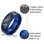PJ Jewelry Mens 8mm Tri - Colored Tungsten Carbide Legend of Zelda Symbols Triforce Wedding Band,Anniversary Ring PJ Jewelry Mens 8mm Tri - Colored Tungsten Carbide Legend of Zelda Symbols Triforce Wedding Band,Anniversary Ring
