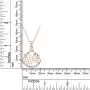 Jewel Zone US OM, OHM, AUM Symbol Pendant Necklace 14k Gold Over Sterling Silver Jewel Zone US OM, OHM, AUM Symbol Pendant Necklace 14k Gold Over Sterling Silver