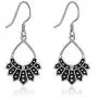 Ruth Bader Ginsburg Earrings RBG Earring Dissent Collar Black Dangle S925 Sterling Silver Ruth Bader Ginsburg Earrings RBG Earring Dissent Collar Black Dangle S925 Sterling Silver