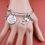 Nurse Bracelet Nursing Stethoscope Jewelry Nurse Gifts for Nurse RN Cute Enough to Stop Your Heart Skilled Enough to Restart It(Cute Enough BR)