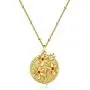 KissYan Birth Flower Necklace, 18K Gold Plated Embossed Disk Karma Circle Coin Necklace Dainty Birth Month Floral Necklaces Simple Minimalist Delicate Birthday Jewelry Gift for Her KissYan Birth Flower Necklace, 18K Gold Plated Embossed Disk Karma Circle Coin Necklace Dainty Birth Month Floral Necklaces Simple Minimalist Delicate Birthday Jewelry Gift for Her
