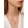Dainty Teardrop Necklace for Women Girls Sterling Silver Minimalist Simple Tiny Oval Bead Beans Pear-Shaped Pendant Choker BFF Necklace Fashion Adjustable Chain 18'' Jewelry Wedding Birthday Gift