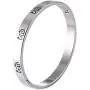 U7 Women Bangle Vintage Muslim Gift Enamel Allah Jewelry Personalized Engravable Stainless Steel / 18K Gold Plated Solid Cuff Bracelet