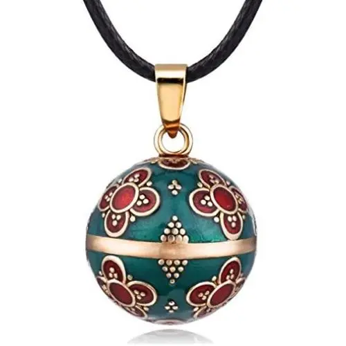 EUDORA Harmony Ball Vintage Necklace Angel Chime Bola Pendant, Long 30 + 45 inch for Pregnancy, Maternity EUDORA Harmony Ball Vintage Necklace Angel Chime Bola Pendant, Long 30 + 45 inch for Pregnancy, Maternity