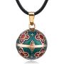 EUDORA Harmony Ball Vintage Necklace Angel Chime Bola Pendant, Long 30 + 45 inch for Pregnancy, Maternity