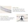 Authentic Bolenvi 925 Sterling Silver Adjustable Size Clip On/Off Bracelet compatible with Pandora Beads Charms