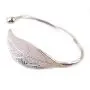 Fashion Trendy Open Leaf Cuff Bracelet Bangles for Women Simple Plant Bracelet Femme Boho Jewelry Birthday Gift