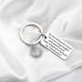 FUSTMW Inspirational Gifts I Am The Storm Keychain Motivating Jewelry Encouragement Gift