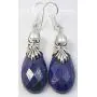 SilverStarJewel Solid Sterling Silver Navy Blue Lapis Lazuli Earrings 2.1'' Jewellery Gift SilverStarJewel Solid Sterling Silver Navy Blue Lapis Lazuli Earrings 2.1'' Jewellery Gift