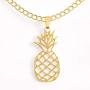 Happy Kisses Pineapple Necklace – Be A Pineapple Pendant – Message Card