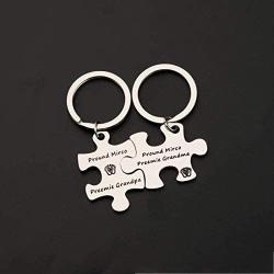 Zuo Bao NICU Grandpa Gift NICU Grandma Keychain NICU Grandpa Grandma Preemie Gift Proud Mirco Preemie Grandpa Grandma Jewelry Preemie Awareness New Born Baby Preemie