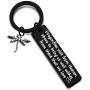 EIGSO Memorial Keychain Dragonflies Bracelet Dragonflies Visit from Heaven Sympathy Gifts for Loss of Loved One Remembering Jewelry