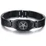 XUANPAI Stainless Steel Wristband ID Cross Bracelet Prayer Jewelry for Men Boys,Adjustable XUANPAI Stainless Steel Wristband ID Cross Bracelet Prayer Jewelry for Men Boys,Adjustable