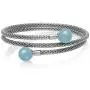 Sterling Silver Natural Aquamarine Gemstone Bracelet Sterling Silver Natural Aquamarine Gemstone Bracelet