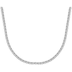LUCKYOON 18'' inch Necklace Chain DIY Jewelry Silver Plated Steel Bead Box Square Twist