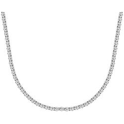 LUCKYOON 18'' inch Necklace Chain DIY Jewelry Silver Plated Steel Bead Box Square Twist