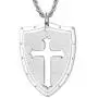 Jewenova Shield Armor of God Ephesians 6:16-17, Faith Cross Pendant Necklace for Men Stainless Steel Christian Jewelry Gifts for Men Women Jewenova Shield Armor of God Ephesians 6:16-17, Faith Cross Pendant Necklace for Men Stainless Steel Christian Jewelry Gifts for Men Women