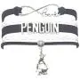 HHHbeauty Penguin Bracelet Jewelry Leather Infinity Love Penguin Gifts Penguin Jewelry Bracelet Gifts for Women, Girls, Men, Boys Most Popular Penguin Themed Gifts