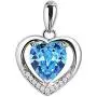 YAZILIND Eternal Love Heart Platinum Plated Cubic Zirconia Necklace Pendant Jewelry Gift for Her YAZILIND Eternal Love Heart Platinum Plated Cubic Zirconia Necklace Pendant Jewelry Gift for Her