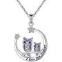 YinShan Sterling Silver Owl Tree of Life/Owl Moon Pendant Necklace for Women Teen Girls Owl Gifts for Owl Lover Jewelry YinShan Sterling Silver Owl Tree of Life/Owl Moon Pendant Necklace for Women Teen Girls Owl Gifts for Owl Lover Jewelry