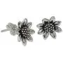 NOVICA .925 Sterling Silver Flower Stud Earrings Sunflower Love NOVICA .925 Sterling Silver Flower Stud Earrings Sunflower Love