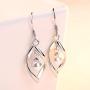 4 Pairs Dangle Earrings for Women Girls Swarovski Crystals Thread Drop Earrings set with Gift Box