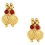 Bodha 22K Traditional Indian Bollywood Designer Gold Coin Necklace Jewelry Set for Girls & Women (SJ_2688)