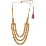 Efulgenz Indian Bollywood Gold Tone Antique Vintage Coin Style Bridal Wedding Multilayer Strand Bridal Necklace Earring Jewelry Set