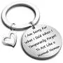 Apology Gift Sorry Jewelry Im Sorry for What I Said Keychain Gift for Apologizing Sorry Gift(Sorry What i Said KR) Apology Gift Sorry Jewelry Im Sorry for What I Said Keychain Gift for Apologizing Sorry Gift(Sorry What i Said KR)