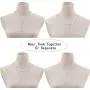 16 Pieces Layered Choker Necklace Adjustable Pendant Necklace Moon Sequins Choker Multilayer Chain Necklace Set for Women Girls