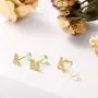 KissYan Initial Stud Earrings, 925 Sterling Silver Post Hypoallergenic Simulated Diamond Alphabet Letter Earrings Fashion Jewelry Gift for Women Girls KissYan Initial Stud Earrings, 925 Sterling Silver Post Hypoallergenic Simulated Diamond Alphabet Letter Earrings Fashion Jewelry Gift for Women Girls