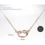 PAVOI 14K Gold Plated Infinity Necklace | Bridesmaids Gifts | Gold Necklaces for Women