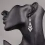 5 Styles Sterling Silver Dangle Earrings for Women Girls Fancy Cut Hook Earrings 5 Styles Sterling Silver Dangle Earrings for Women Girls Fancy Cut Hook Earrings