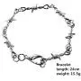 Punk Thorns Necklace Metal Chain Safety Spur Duty Padlock Flame Necklace Hiphop Rock Jewelry for Men Boys