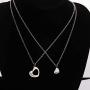 KUIYAI Mother Daughter Necklace Set of 2 Matching Heart Mom and Me Jewelry