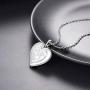 Women Girls Locket Necklace Platinum 18K Gold Photo Lockets that Hold Picture,Chain 20 Inch Personalized Gift Custom Love Heart Image Necklaces