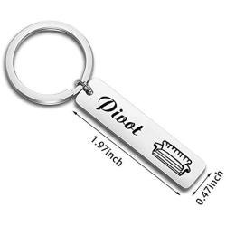 ENSIANTH Pivot Keychain The Friends TV Gift Funny Gifts for Best Friends