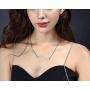 Best Friend Necklaces for 2 Dainty Bar Neckalce Elephant Love Knot Mountain Lock Necklace Jewelry Gifts for Women