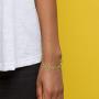 In Season Jewelry 14k Gold Plated Green Yellow Beaded Santeria Babalawo Unisex Orula Bracelet