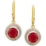 Efulgenz Fashion Jewelry Set of Indian CZ Mangalsutra Pendant Necklace Stud & Hoop Earrings