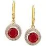 Efulgenz Fashion Jewelry Set of Indian CZ Mangalsutra Pendant Necklace Stud & Hoop Earrings Efulgenz Fashion Jewelry Set of Indian CZ Mangalsutra Pendant Necklace Stud & Hoop Earrings