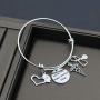 TOGON Nurse Gift Nurses are Angels Without Wings Nursing Graduation Gift Nurse Jewelry Thank You Gift RN Bracelet Nurses Day Gift
