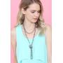RIAH FASHION Bead Strand Versatile 60'' Long Wrap Necklace - Handmade Knotted Multi Layer Sparkly Crystal, Semi Precious Natural Stone, Lava, Glass Faux Pearl