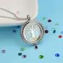 AZNECK Tree of Life Floating Charm Living Memory Lockets Pendant Necklace Stainless Steel Toughened Glass Gifts for Mom Family AZNECK Tree of Life Floating Charm Living Memory Lockets Pendant Necklace Stainless Steel Toughened Glass Gifts for Mom Family