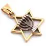 GUNGNEER Star of David Menorah Necklace Stainless Steel Charm Keel Chain Religious Jewish Jewelry for Men Women GUNGNEER Star of David Menorah Necklace Stainless Steel Charm Keel Chain Religious Jewish Jewelry for Men Women