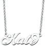Jesse Ortega Name Necklace Sterling Silver Personalized Semi-Customized Nameplate Necklace