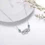 AOBOCO Infinity Heart Necklace for Women 925 Sterling Silver Endless Love Pendant Necklace with Austrian Crystals AOBOCO Infinity Heart Necklace for Women 925 Sterling Silver Endless Love Pendant Necklace with Austrian Crystals
