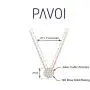 PAVOI 14K Gold Plated Sterling Silver Dot Pendant | Layered Necklaces | Gold Necklaces for Women | 18'' Length with a 2'' Extension