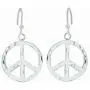 Tisoro Sterling Silver Peace Sign Dangle Earrings - 100% Hypoallergenic & Allergy Free Jewelry Tisoro Sterling Silver Peace Sign Dangle Earrings - 100% Hypoallergenic & Allergy Free Jewelry